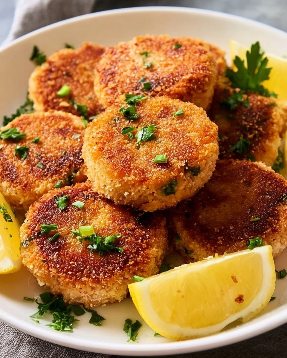 Lachsbratlinge mit Zitrone einfach und lecker