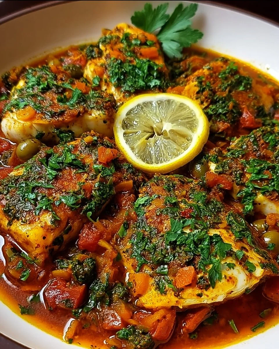 Marokkanischer Fisch-Tagine mit Ingwer und Safran genießen