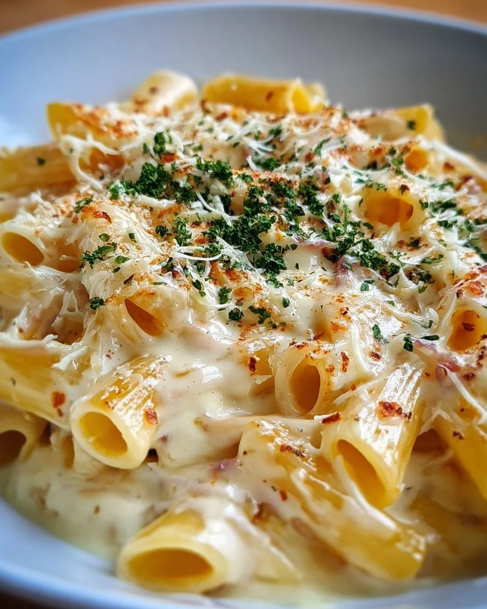 Nudeln in Käse-Sahne-Soße