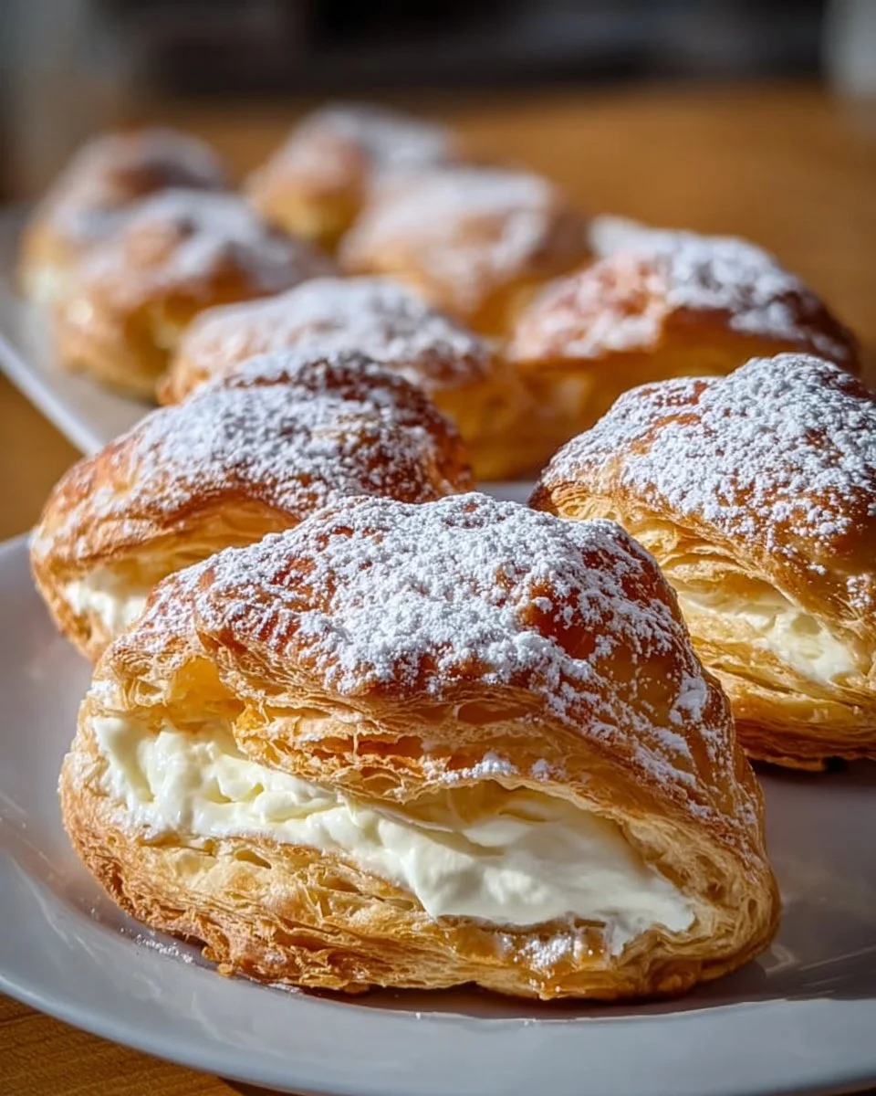 Süße Frischkäse-Teigtaschen Rezept