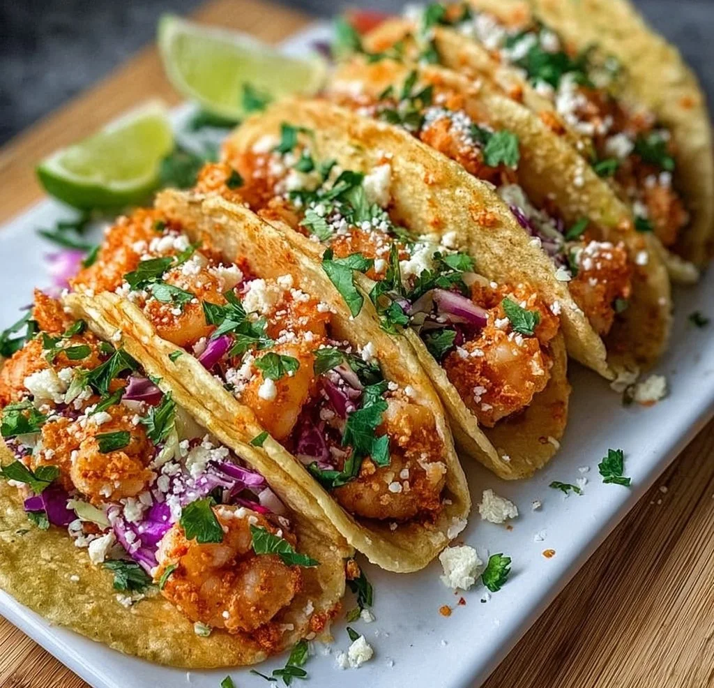 Bang Bang Garnelen-Tacos