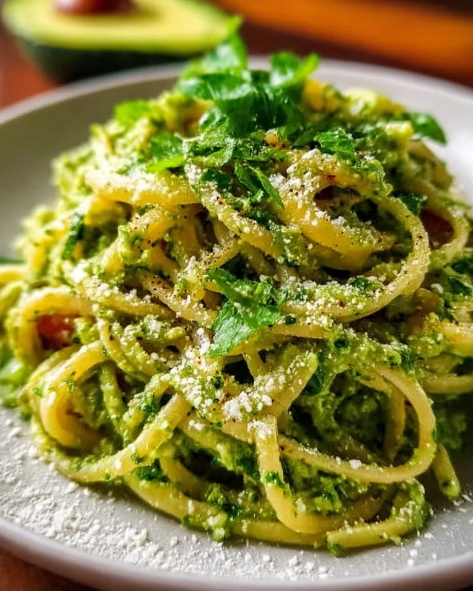 Cremige Avocado-Pasta