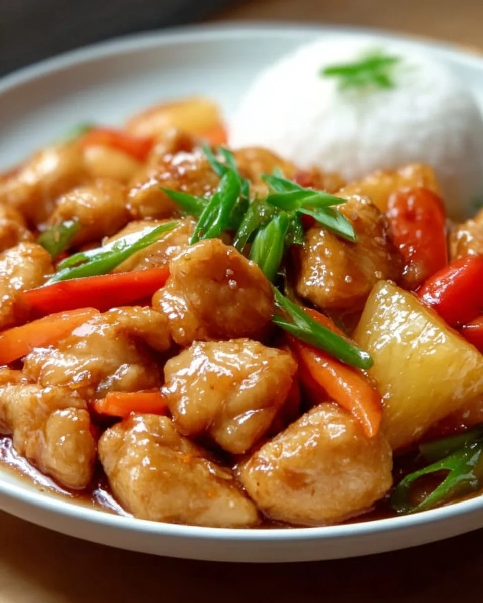 Cremiges Hähnchen süß-sauer besser