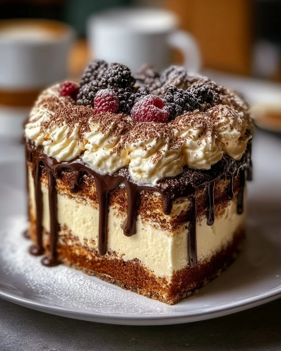 Eiskaffee Sahne Torte