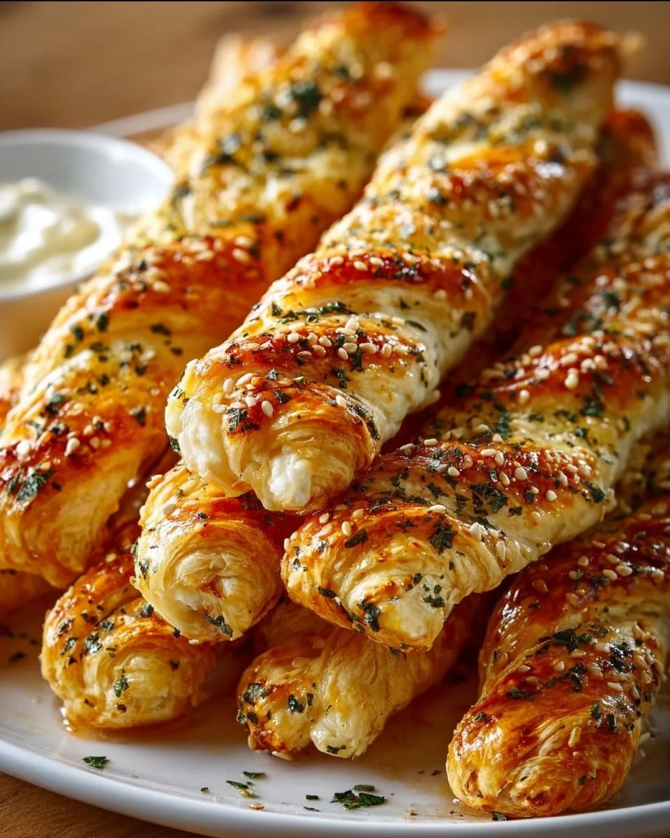 Feta-Blätterteig- Sticks Rezept