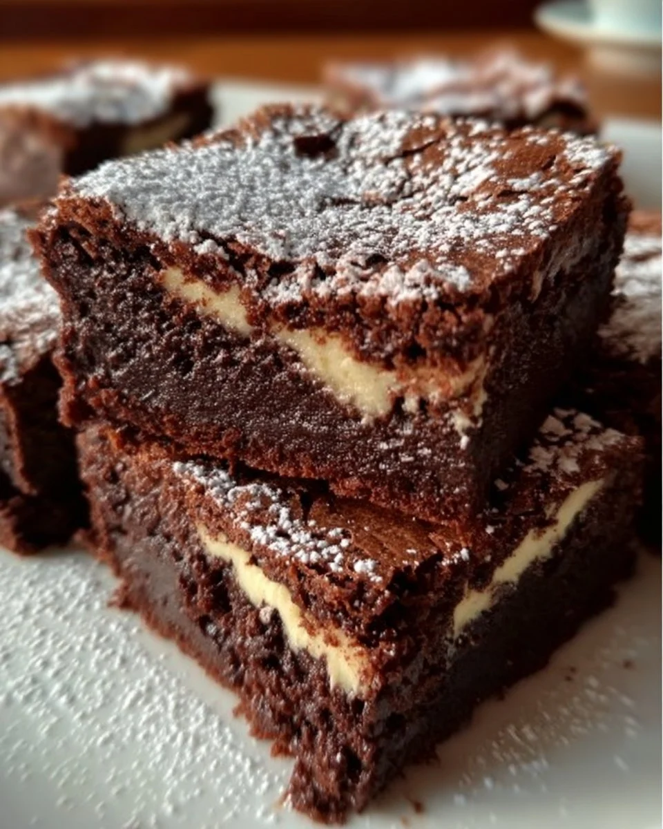 Frischkäse-Brownies Rezept für Genuss!