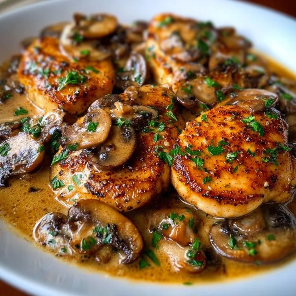Hähnchen-Pilzpfanne Rezept