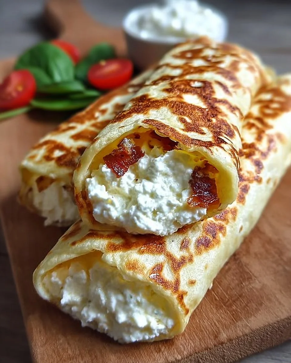 Köstliche Hüttenkäse Wraps für jeden Tag – proteinreich genießen!