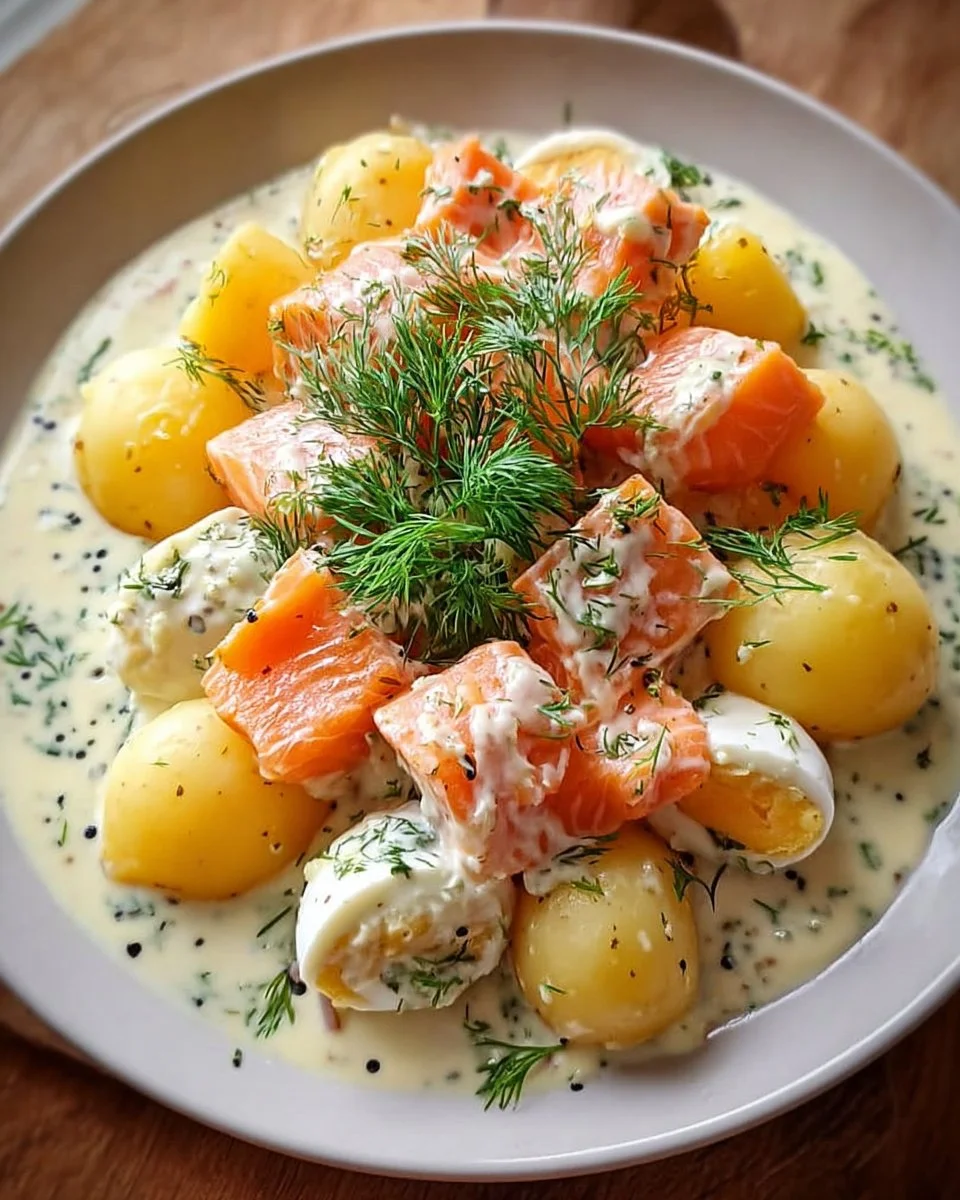 Köstliche Lachs-Remoulade zu Pellkartoffeln – einfach unwiderstehlich!