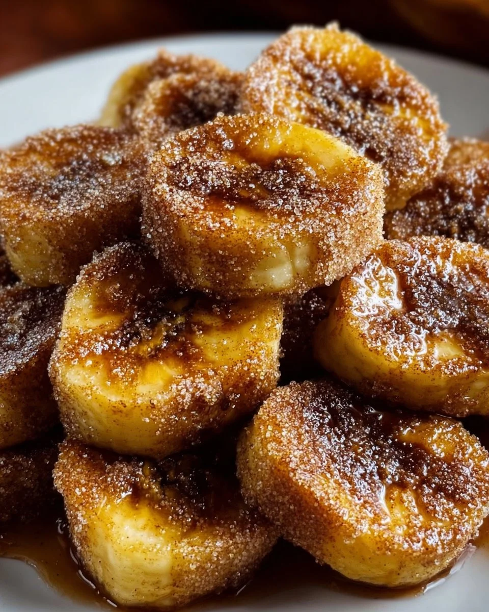 Luftfritteuse Zimt Bananen