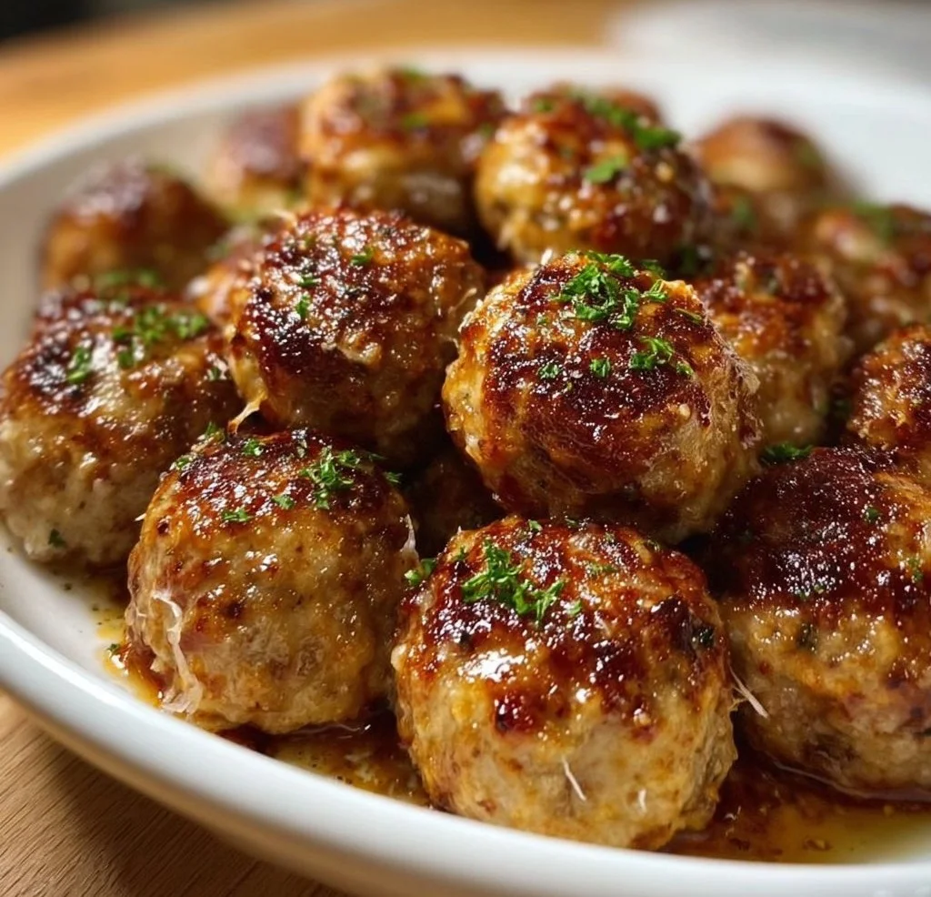 Ofen gebackene Fleischbällchen Rezept