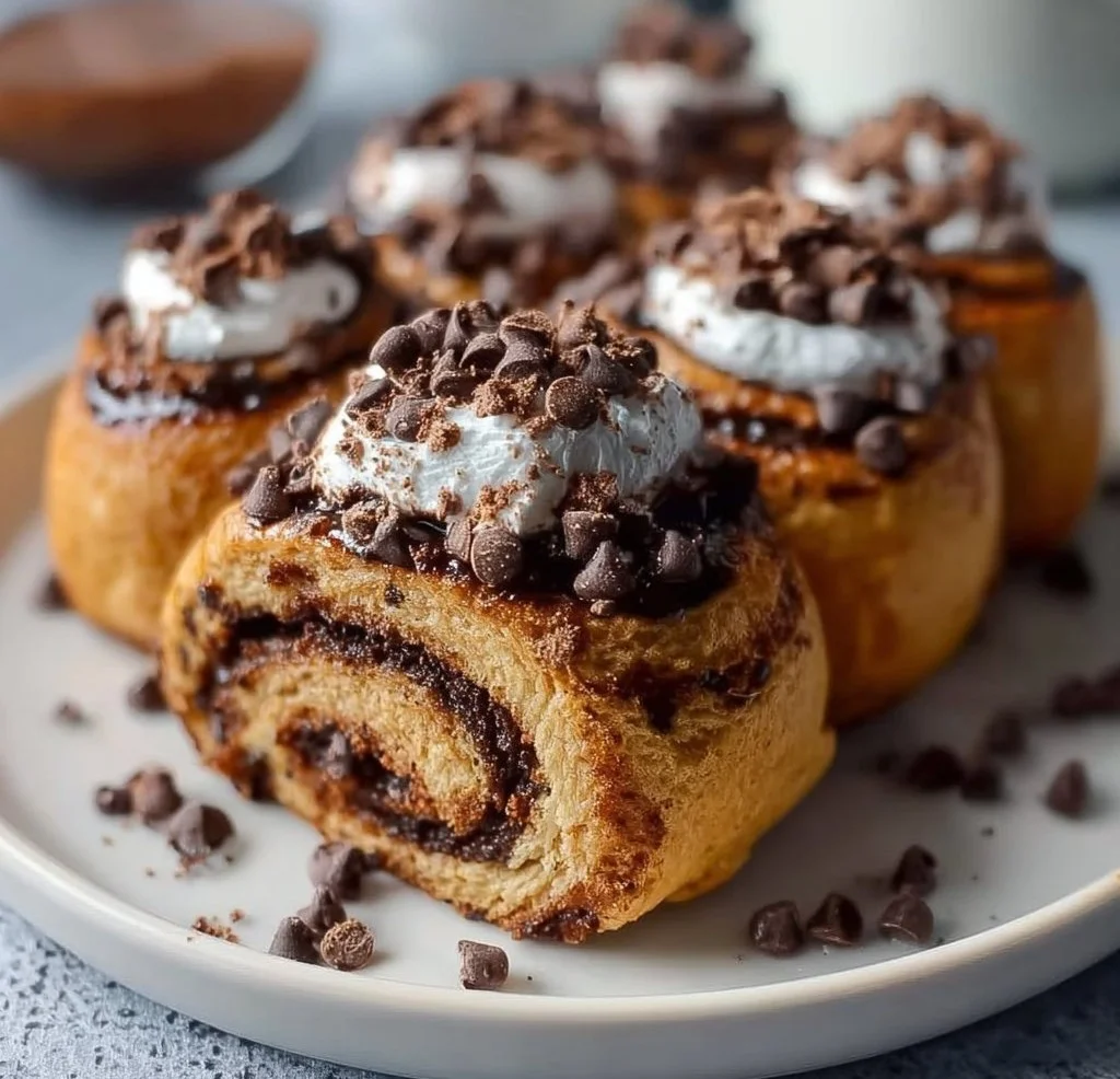 Protein-rich 10-Minute Chocolate Rolls