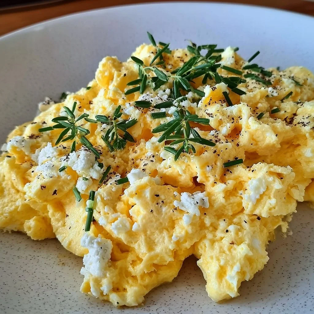 Rührei mit Hüttenkäse Rezept