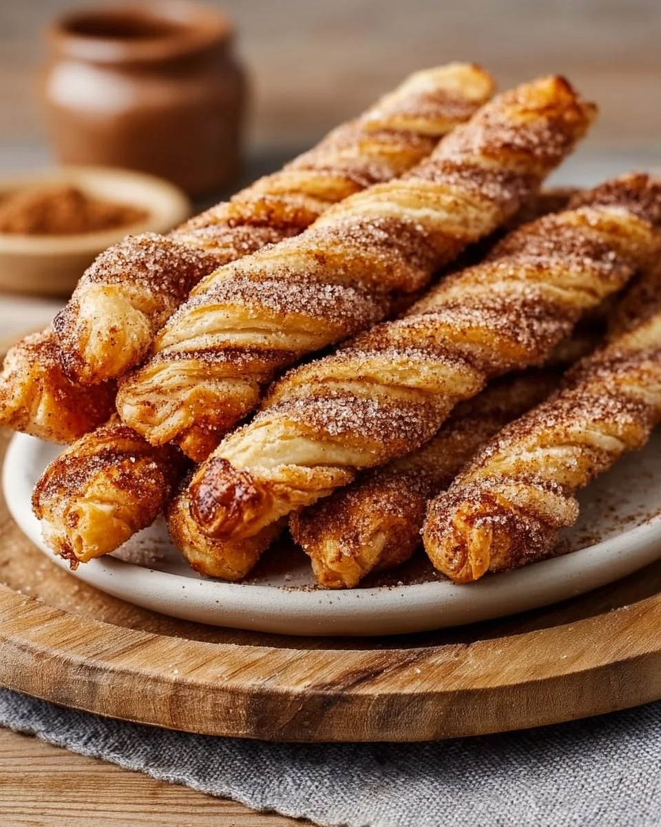 Zimt-Zucker-Stangen aus Blätterteig Rezept