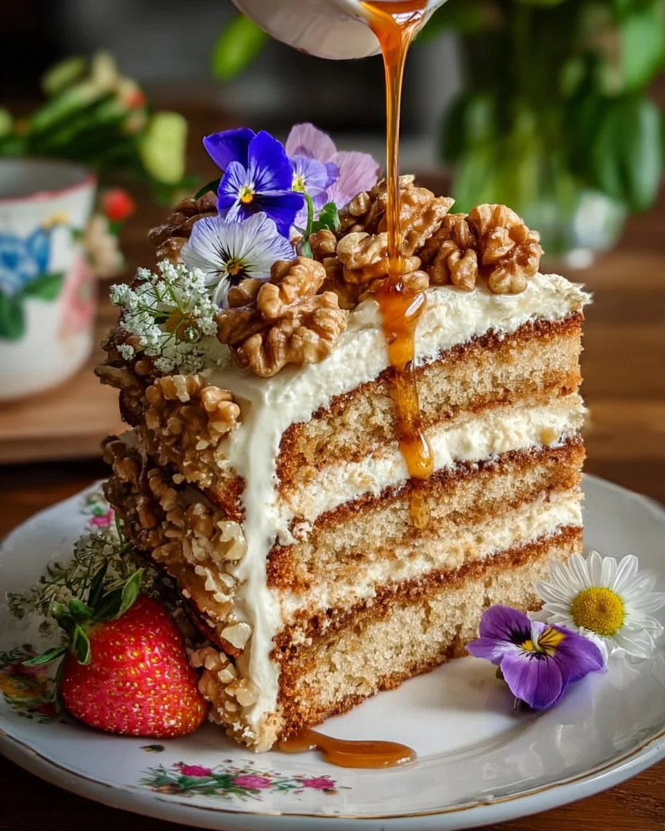 Ahorn-Walnuss- Kuchen Rezept