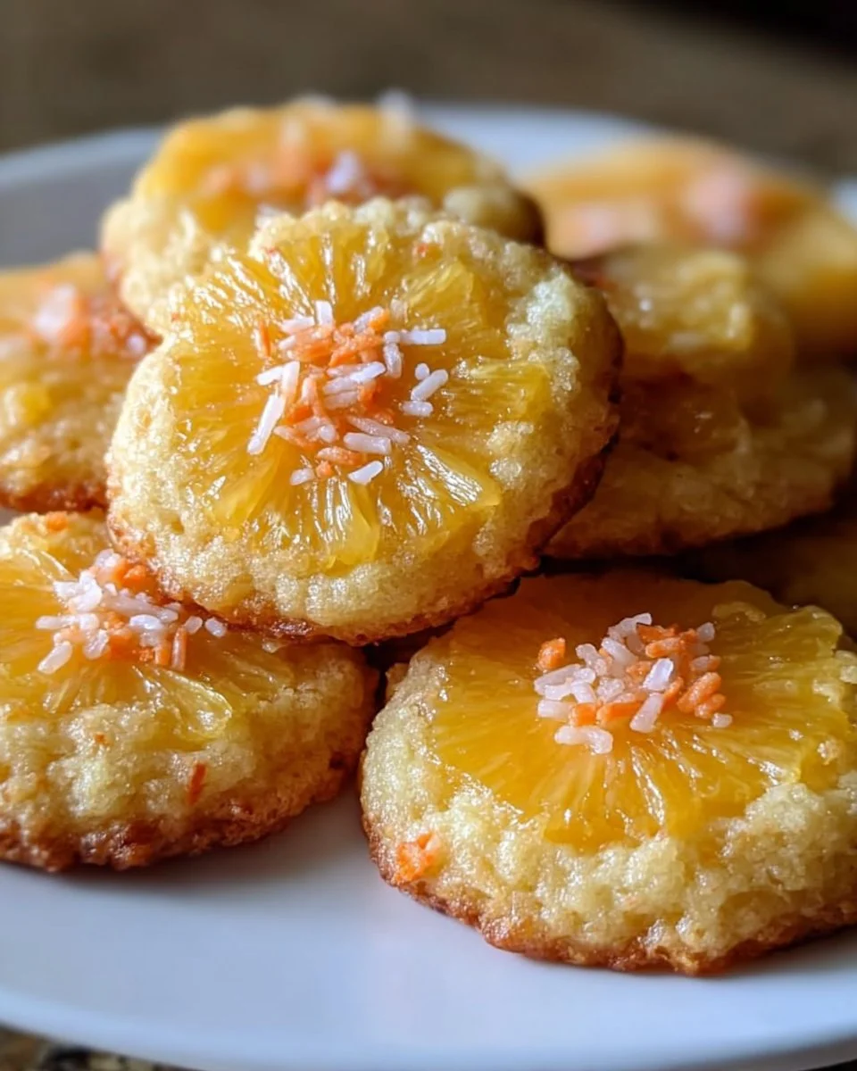 Ananas-Karotte- Zuckerplätzchen