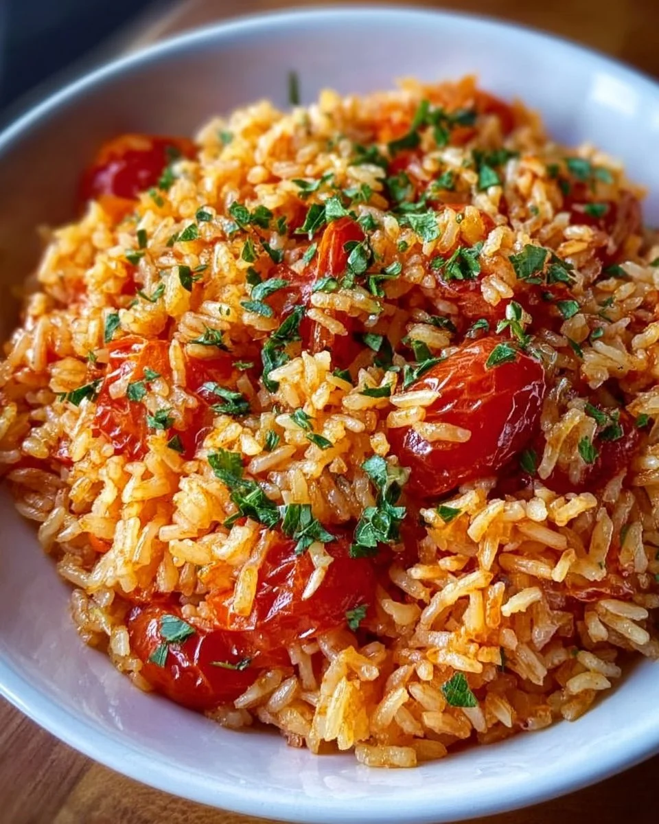 Griechischer Reis mit Tomaten