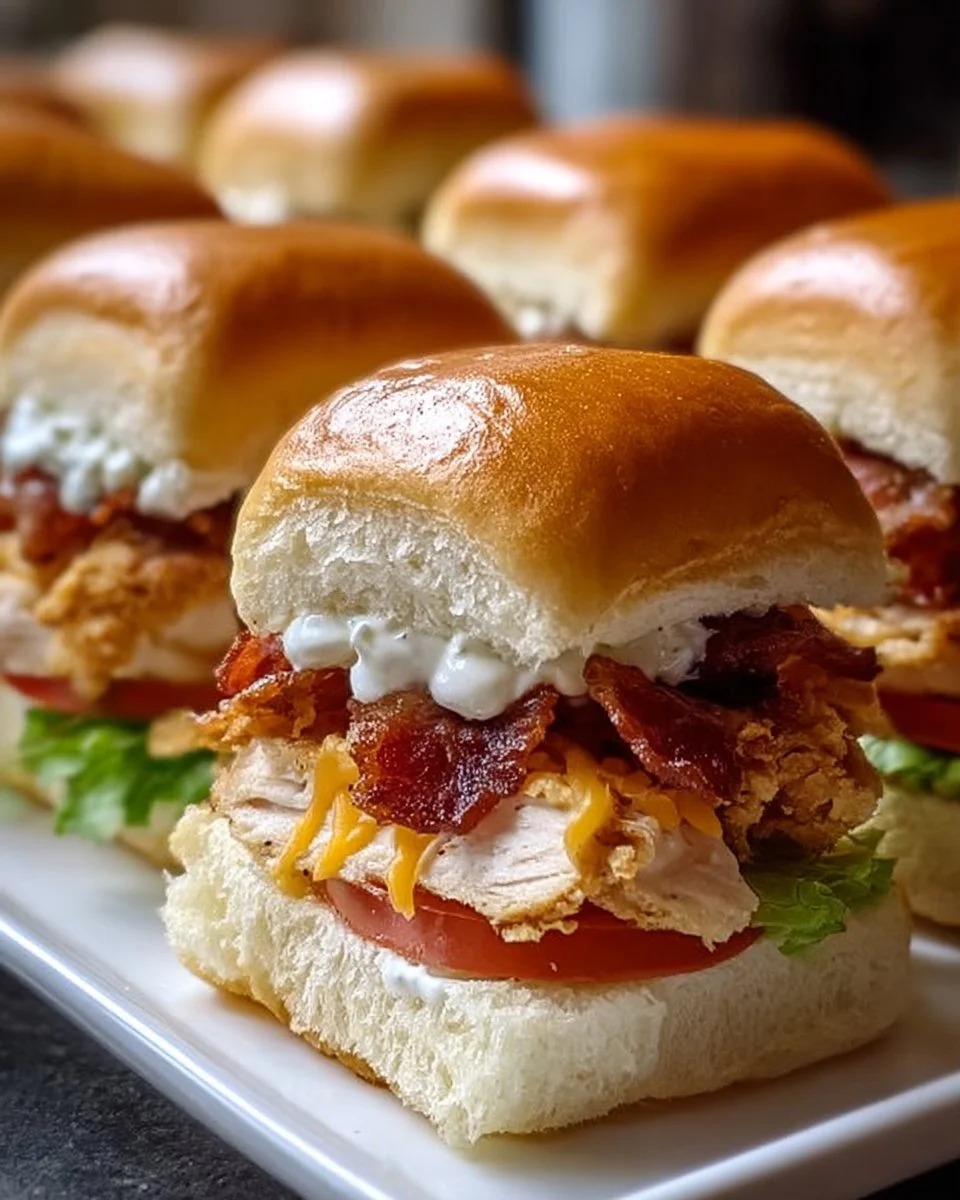 Hähnchen Bacon Ranch Slider