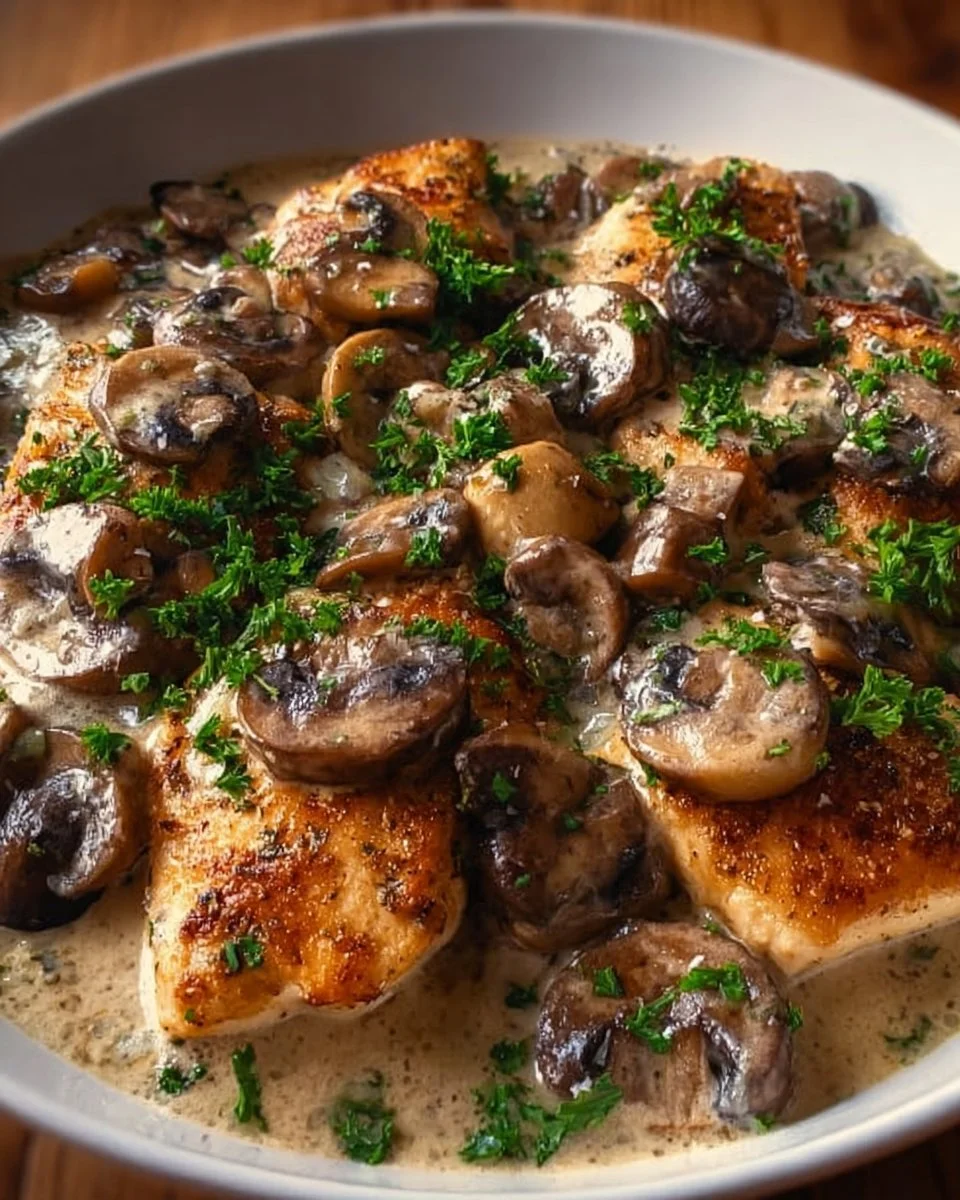 Hähnchen-Pilzpfanne