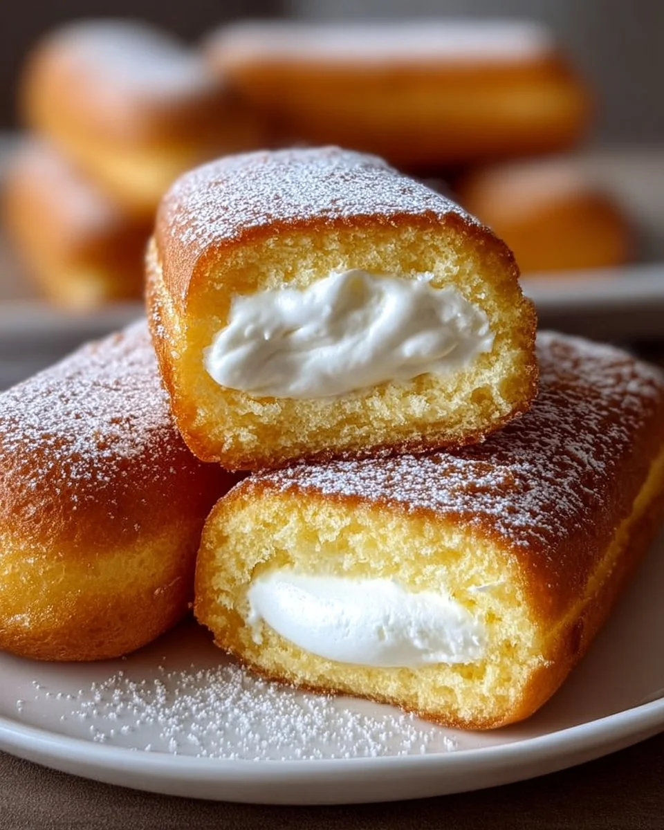 Hausgemachte Twinkies mit Sahnefüllung
