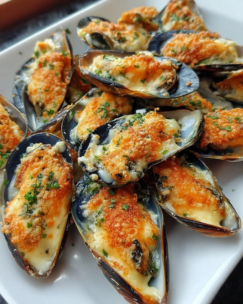 Käse-Mayo- Muscheln Rezept