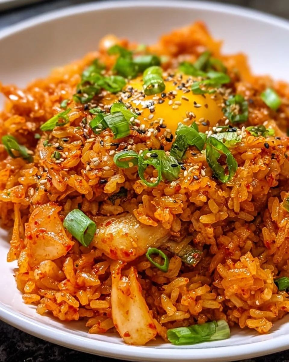 Kimchi gebratener Reis Rezept