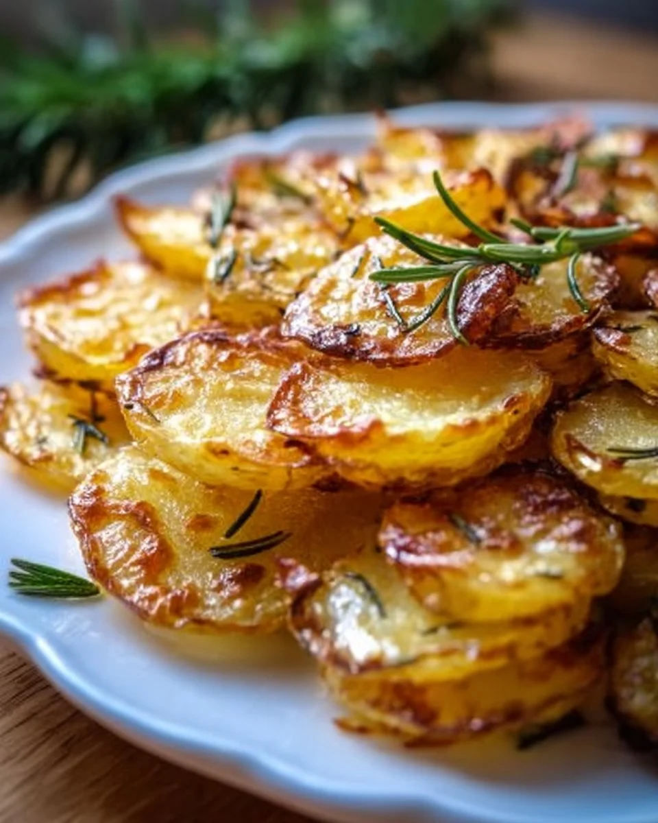 Kross gebratene Rosmarinkartoffeln