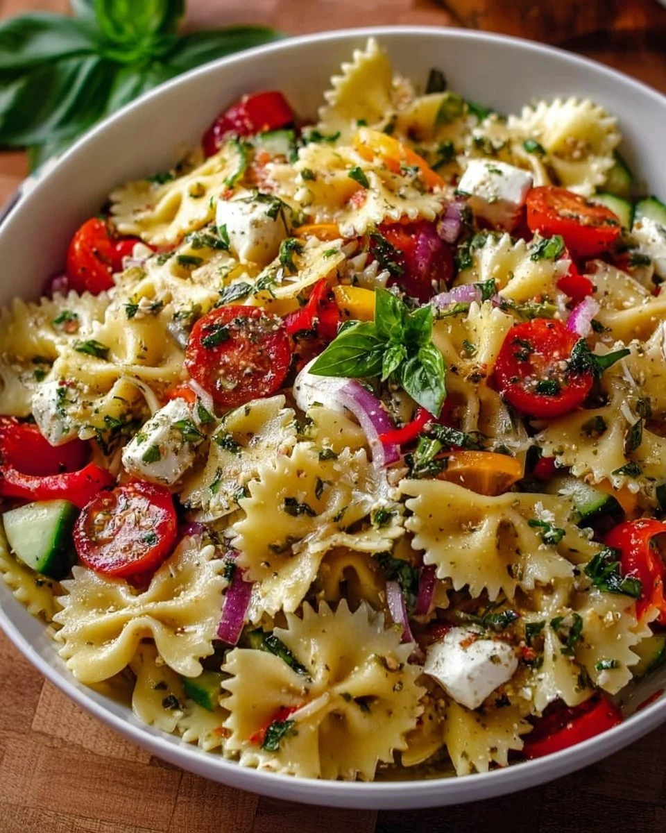 Leckere Fliegenpilz- Pasta-Salat