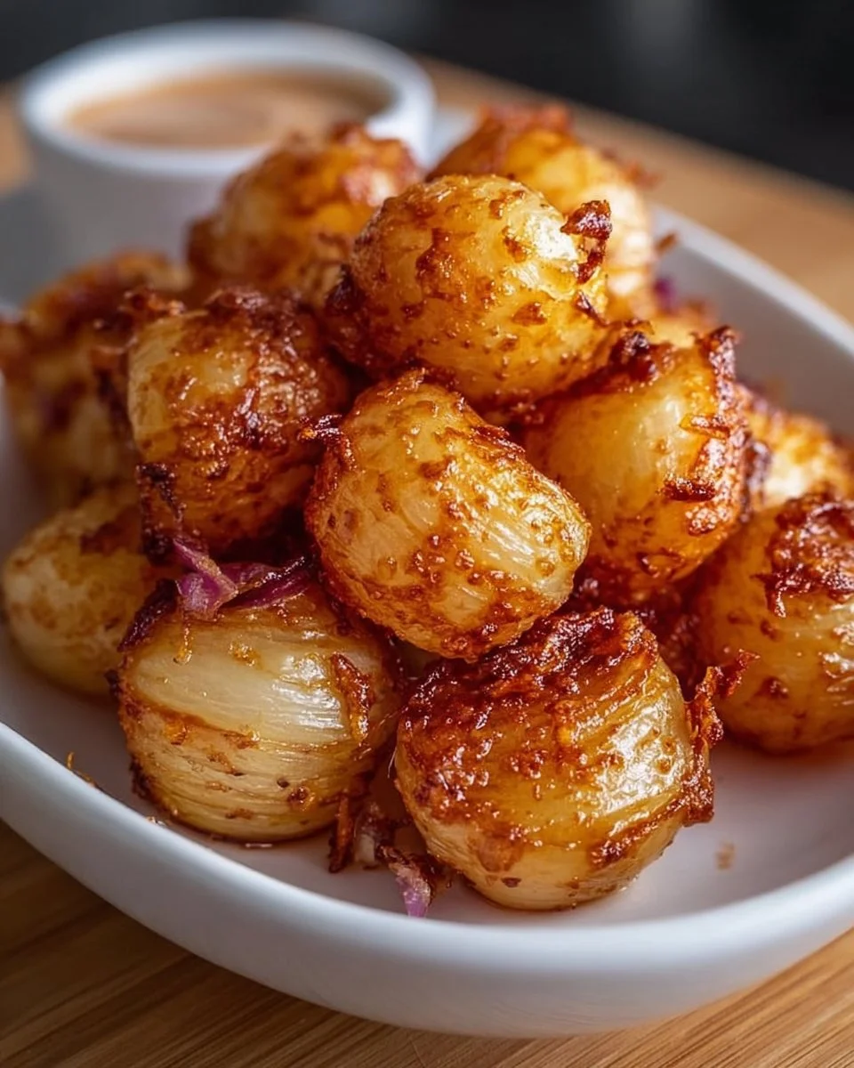 Luftgebratene Perlzwiebeln