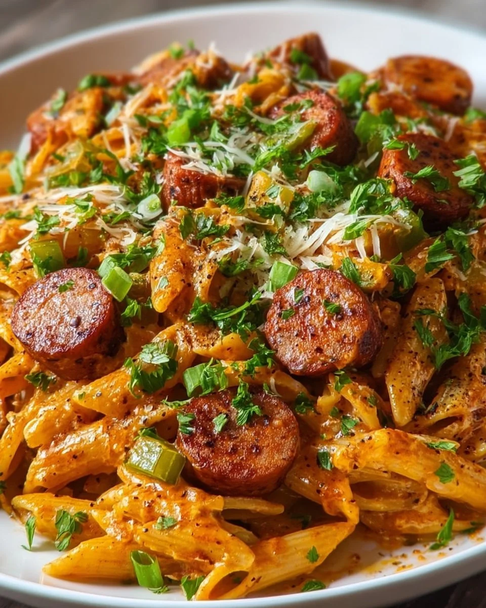 Schnelle Cajun Wurst Pasta
