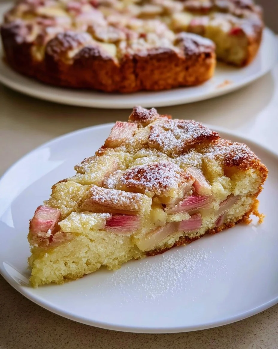 Apfel-Rhabarber- Kuchen Rezept