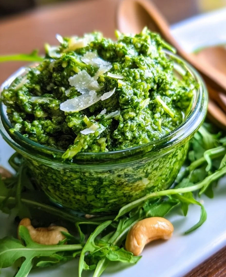 Rucola-Pesto mit Cashewkernen