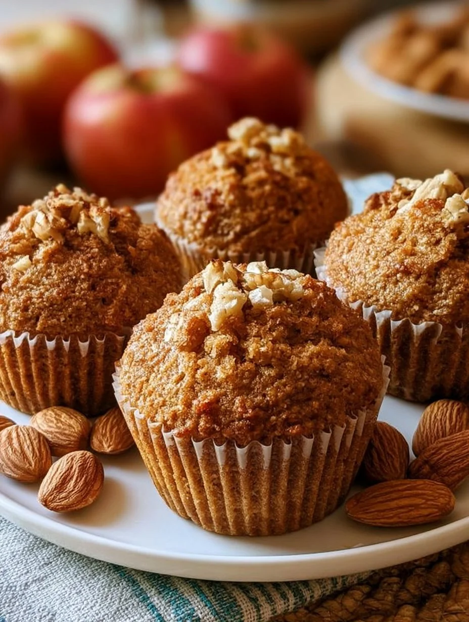 Apfelmus-Muffins ohne Zucker
