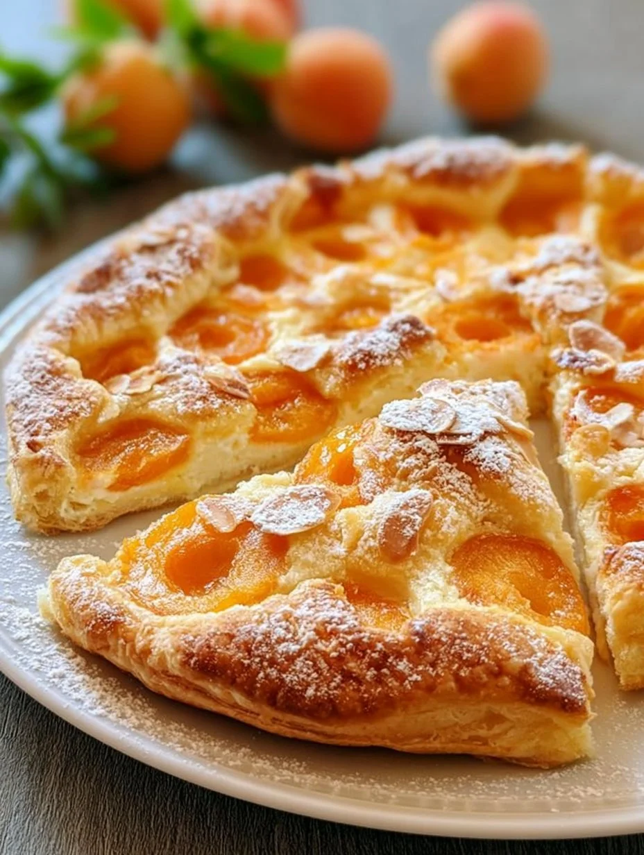 Blätterteig-Marillen-Tarte