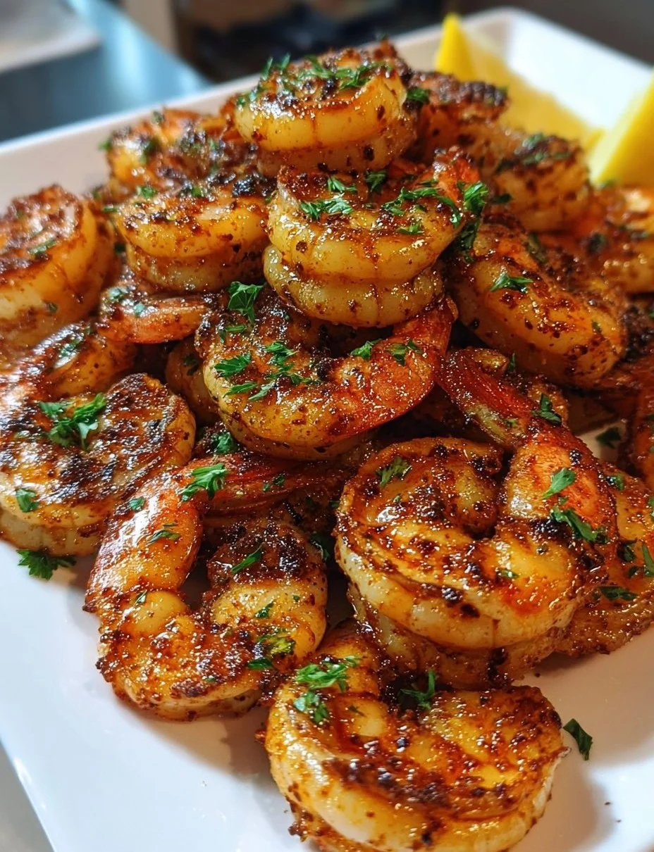 Cajun gegrillte Garnelen