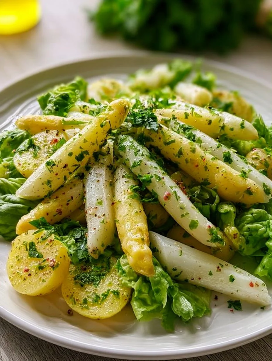 Erdäpfel Spargelsalat