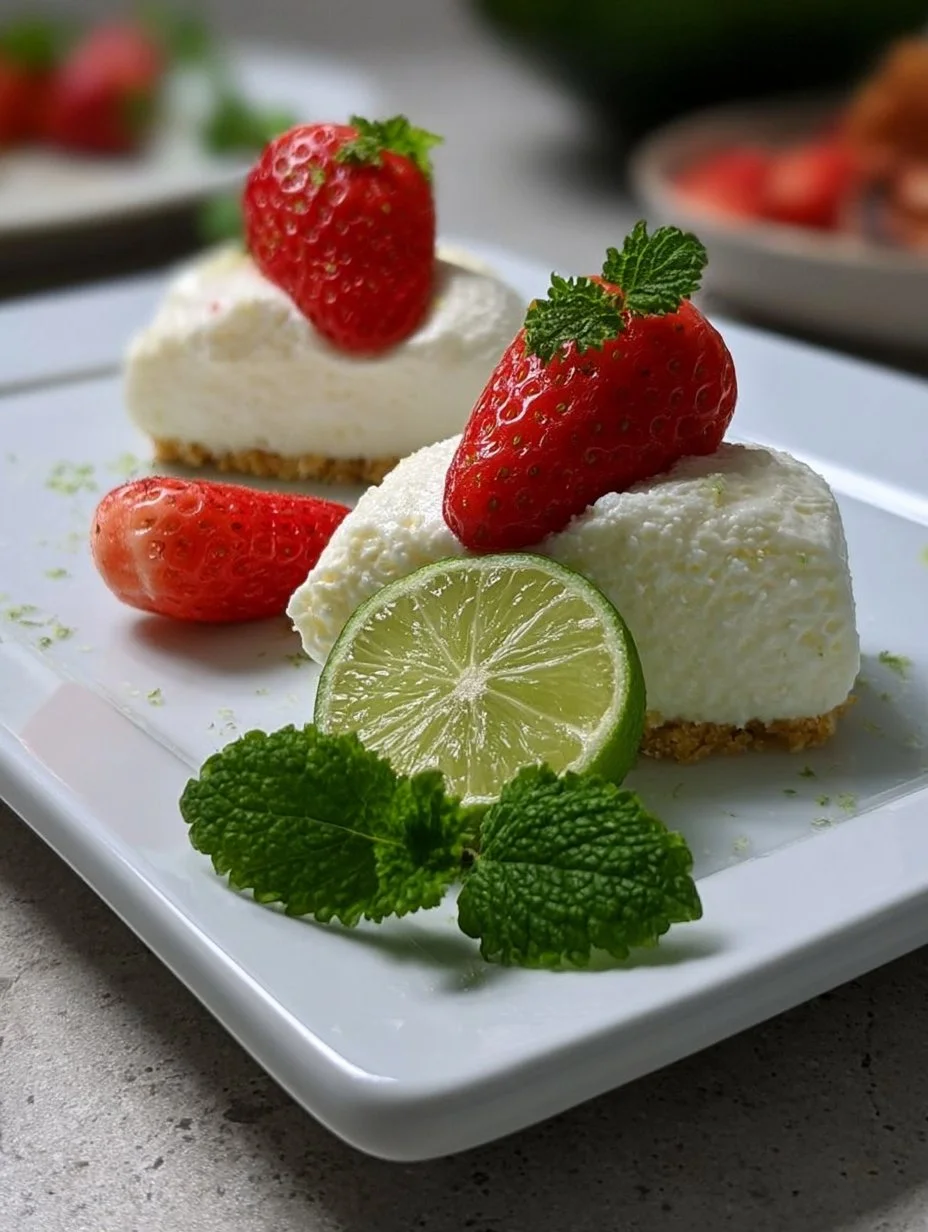 Joghurtmousse mit Limetten