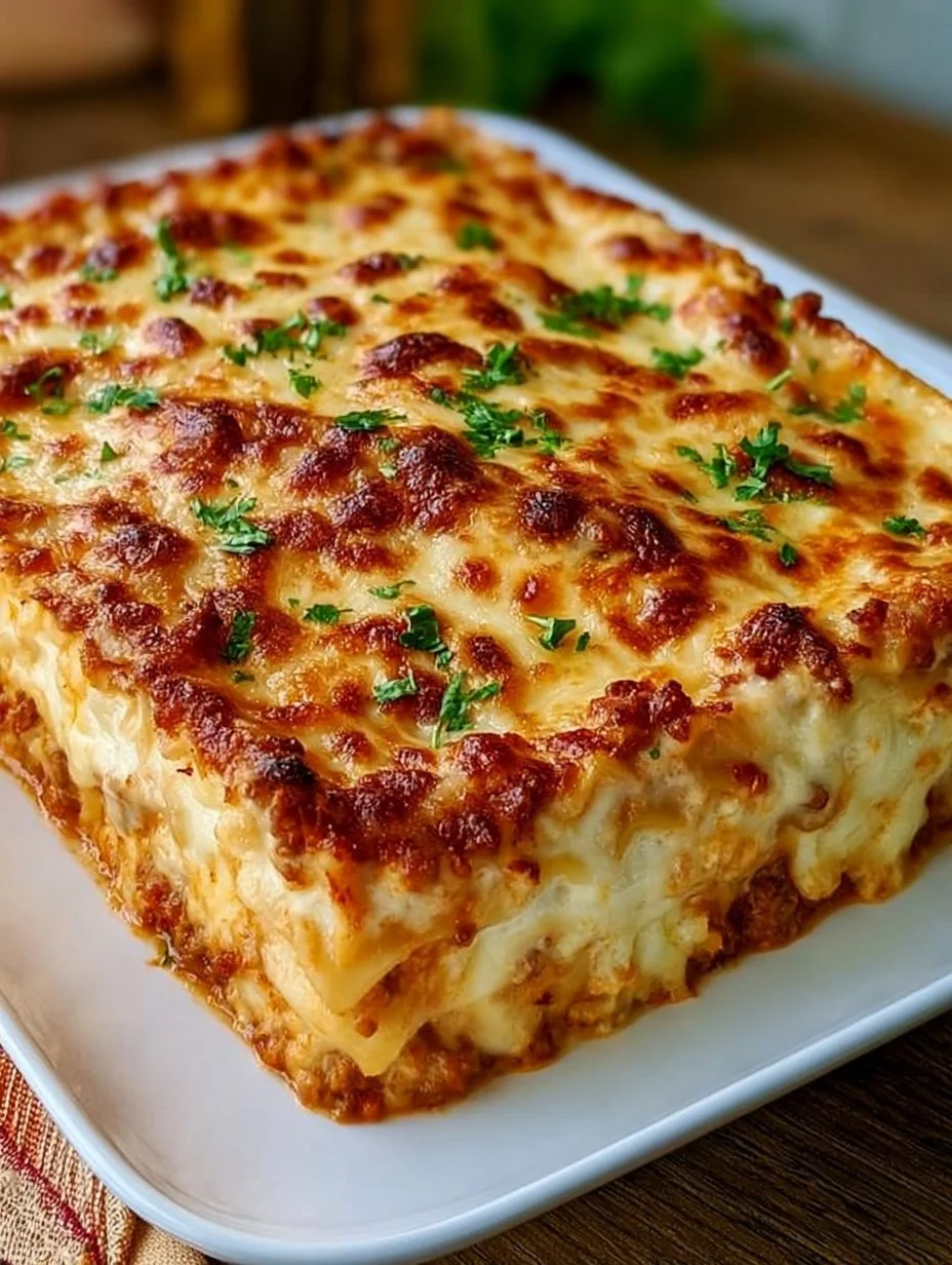 Lasagne Bolognese mit cremiger Béchamel