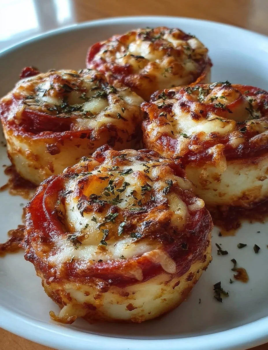 Low Carb Pizzaschnecken