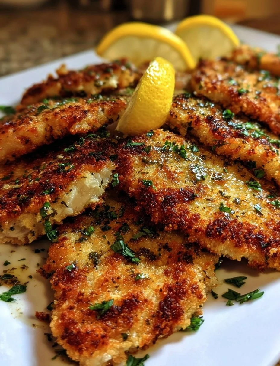 Mittelmeer- Hähnchen-Schnitzel
