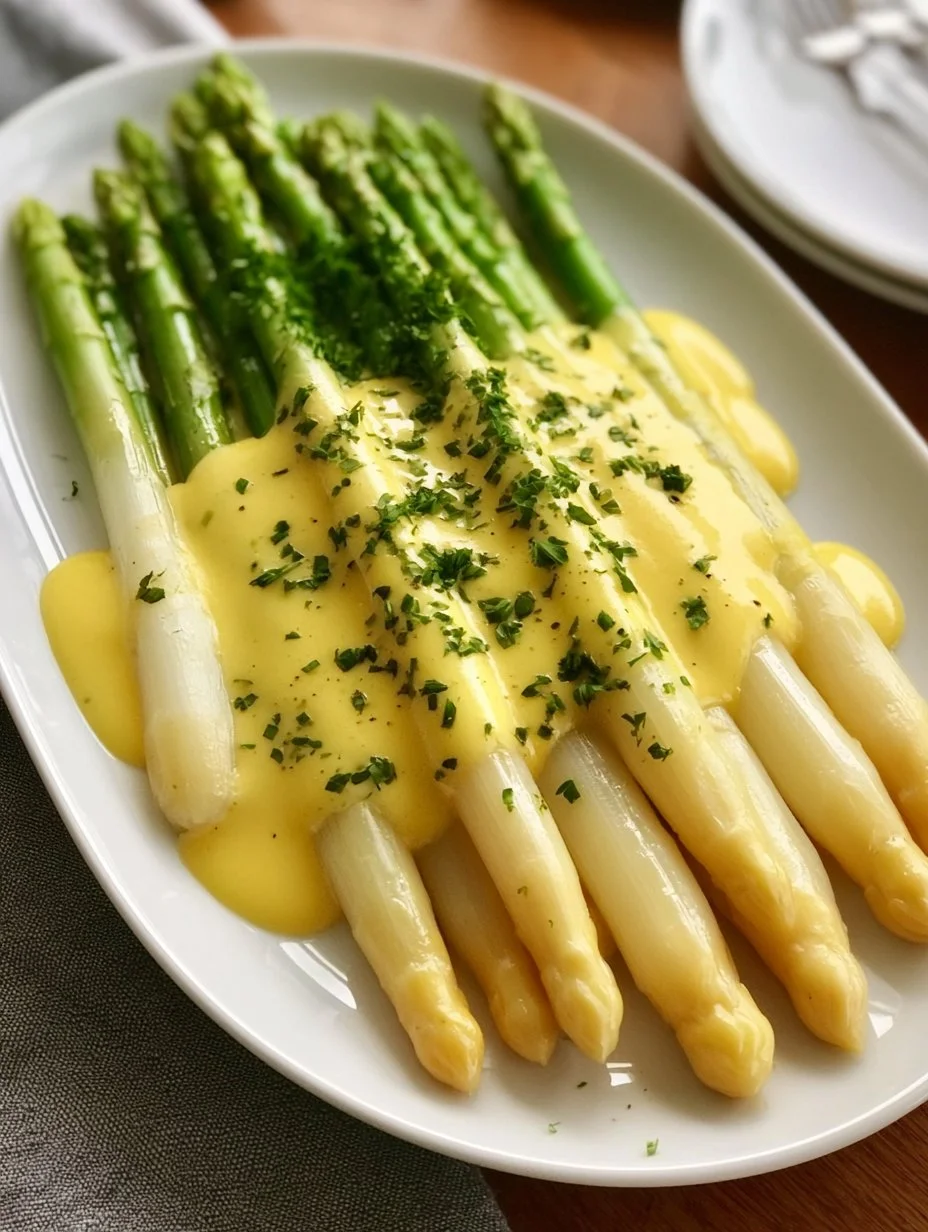 Spargel mit Sauce Hollandaise