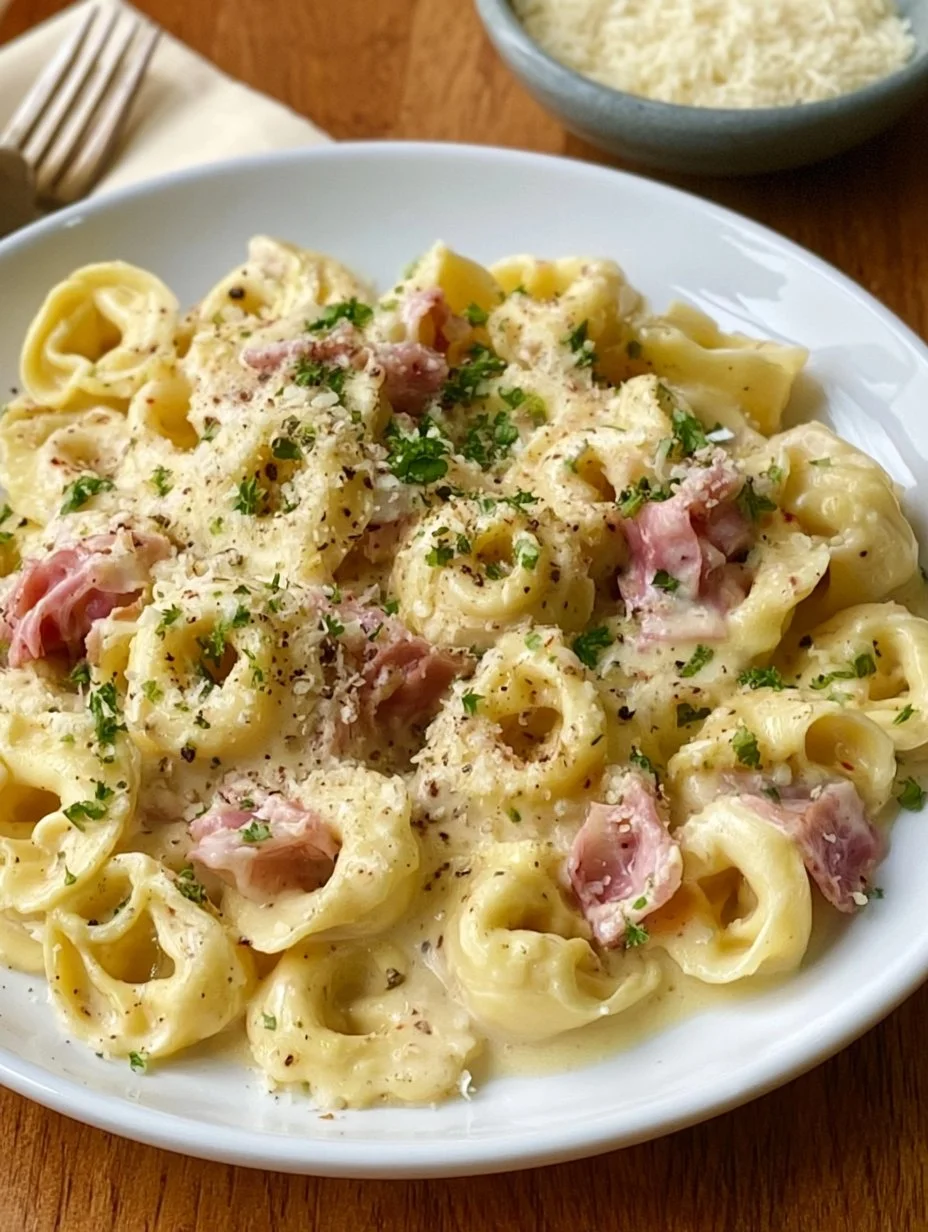 Tortellini mit Sahnesauce