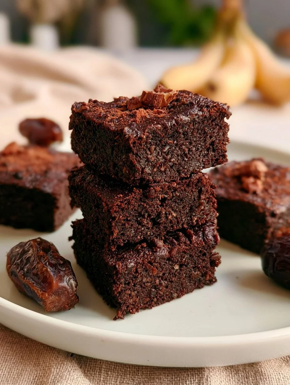 Zuckerfreie Dattel-Brownies
