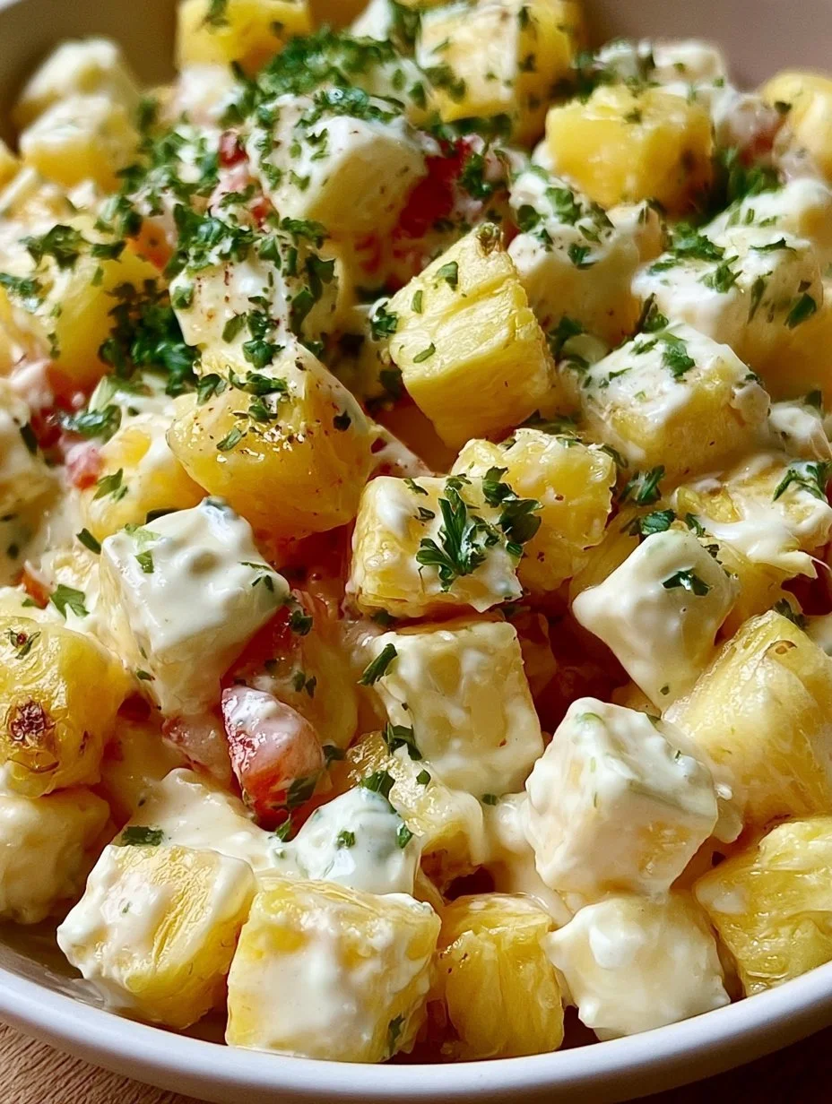 Ananas-Käse-Salat