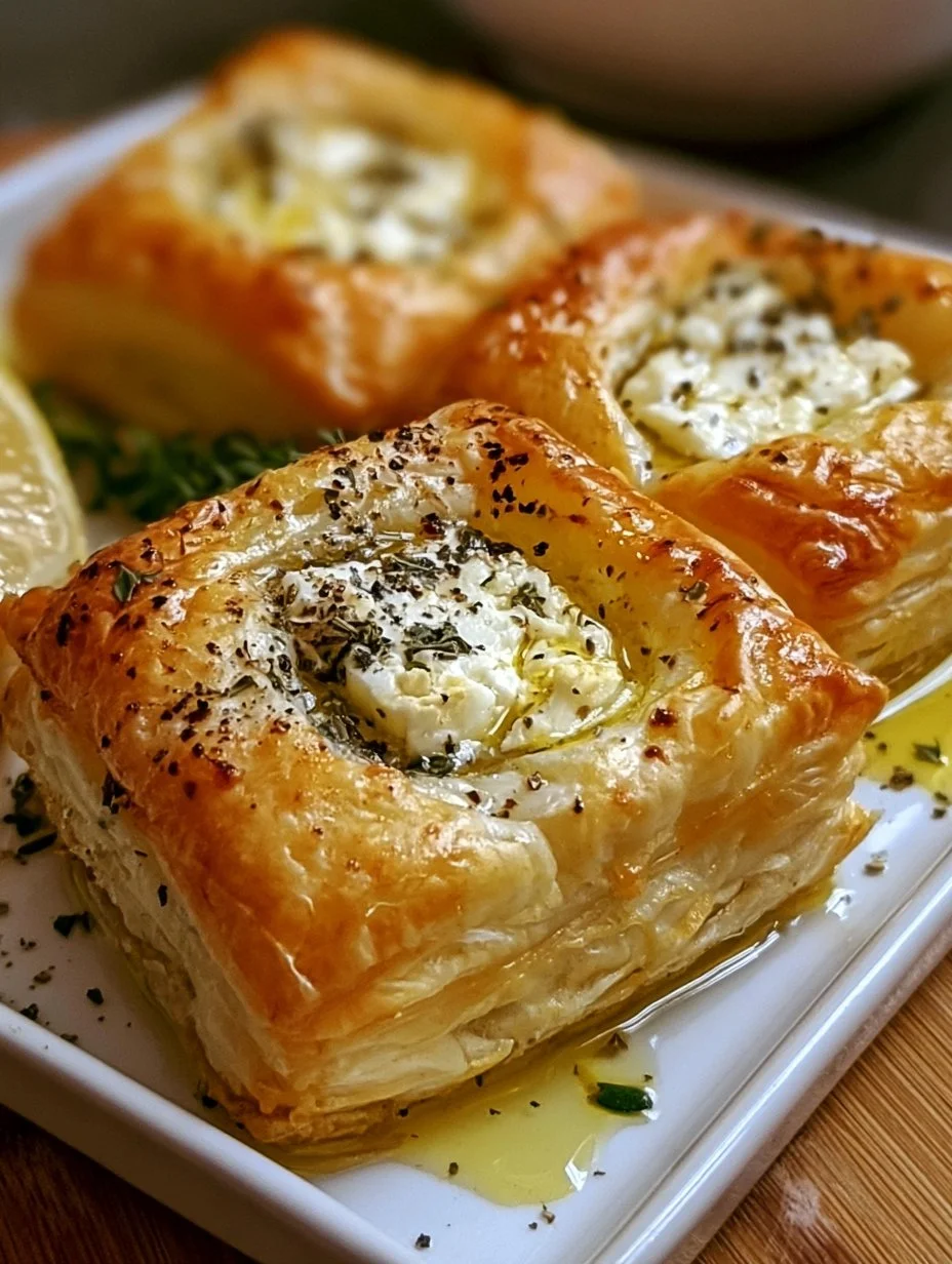 Feta im Blätterteig – Knusprig trifft cremig