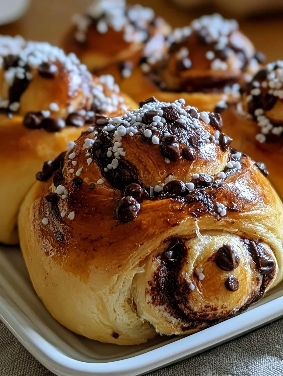 Fluffige Schokobrötchen
