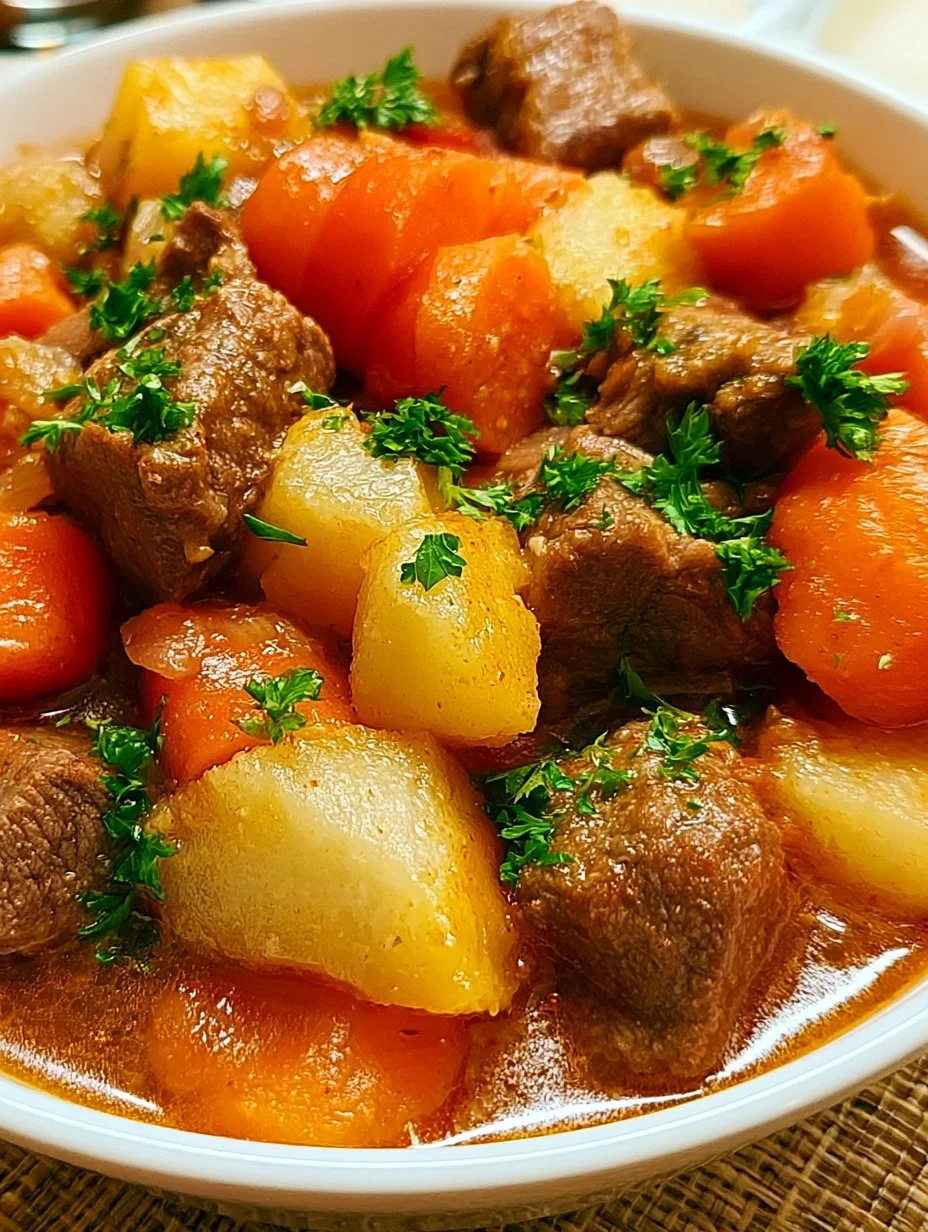 Gulasch mit Möhren und Kohlrabi