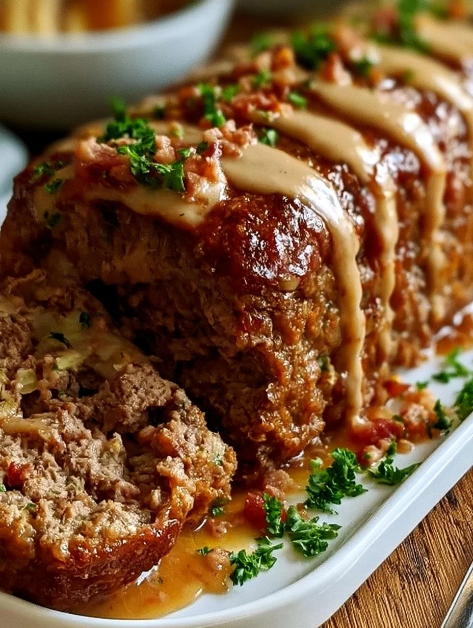 Hackbraten aus dem Backofen