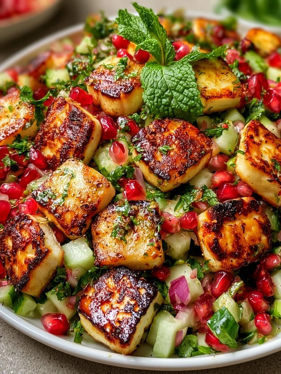 Halloumi-Salat