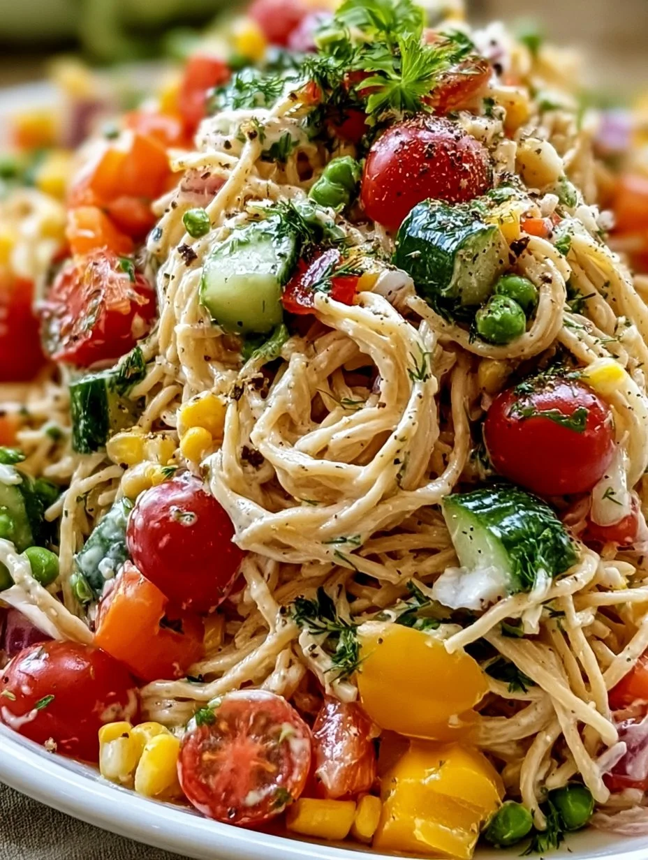 Kalifornischer Spaghetti-Salat